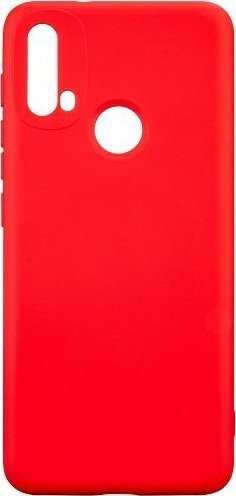 Mbështjellës silikoni Beline për Motorola Moto E20, i hollë, i kuq