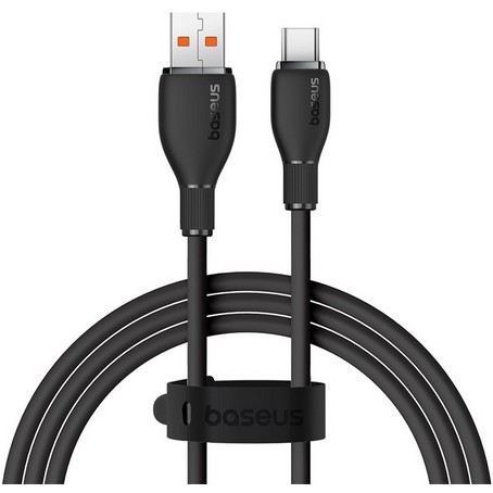 Kabëll karikues Baseus Pudding Series, USB në Type C, 100W, 1.2m, i zi