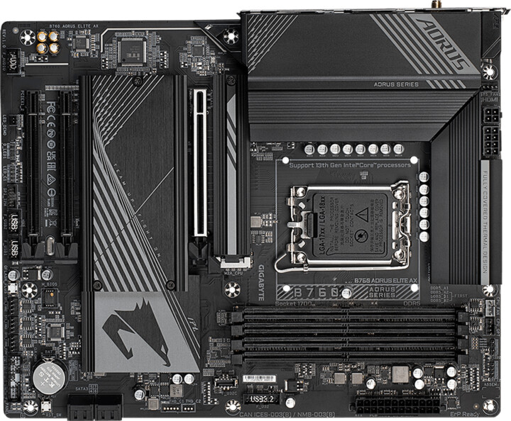 Pllakë amë GIGABYTE B760 AORUS ELITE AX - Intel B760