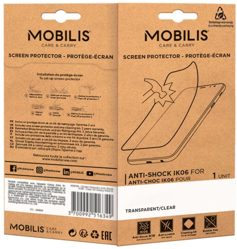 Mbrojtëse ekrani për tablet Mobilis 036309, për Honeywell EDA10A 10", transparente