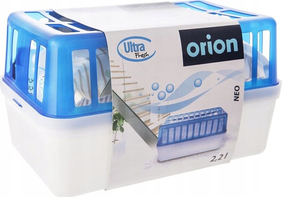 Absorbues lagështie Orion Effective, 1kg, për shtëpi dhe garazh, i bardhë