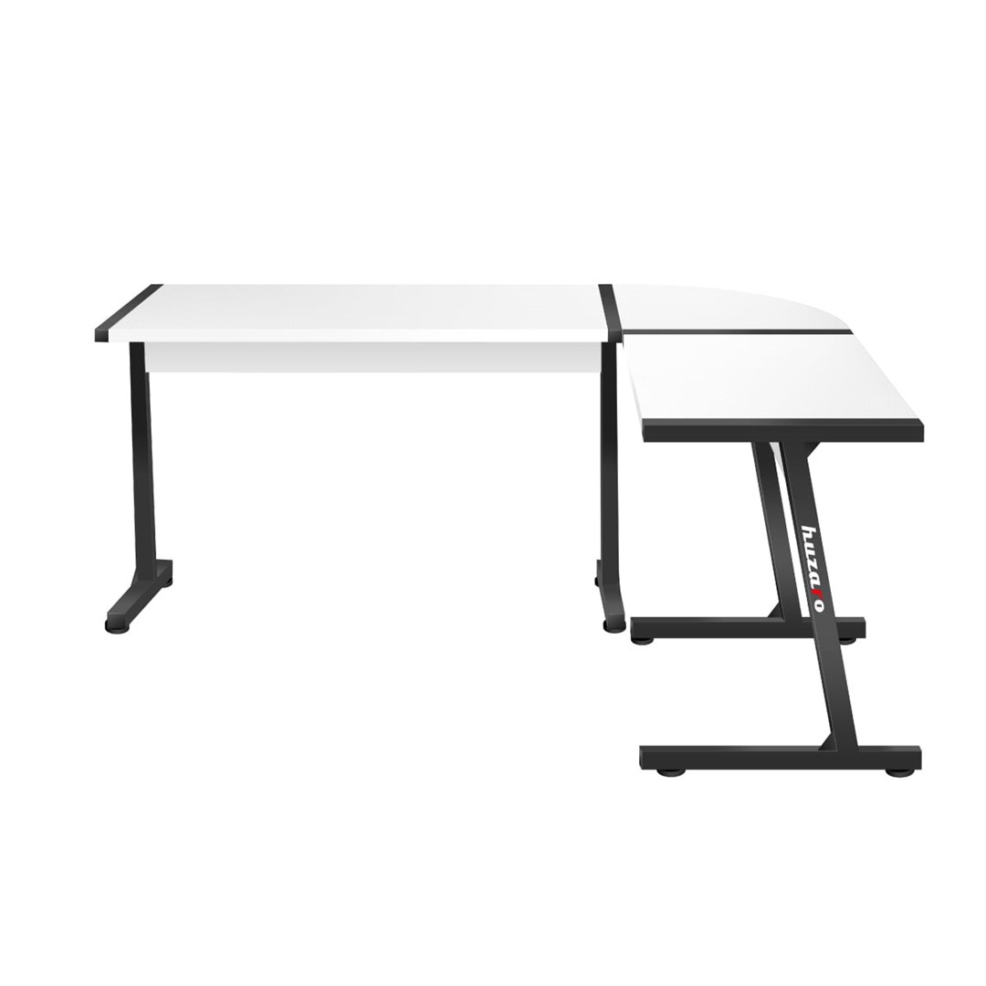 Tavolinë gaming këndore Huzaro Hero 6.0, 147x112 cm, 15mm, e bardhë 2