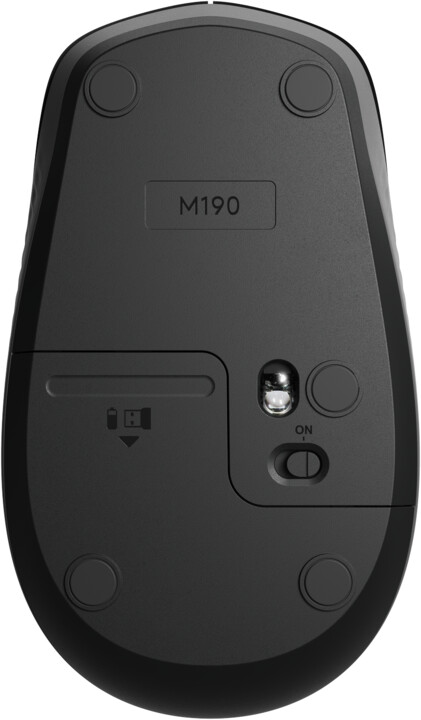 Logitech M190, Глушец црн