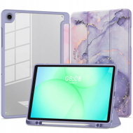 Mbulesë tablet Tech-Protect SC Pen Hybrid, Galaxy Tab A9 A11 8.7, Violet Marble, vjollcë