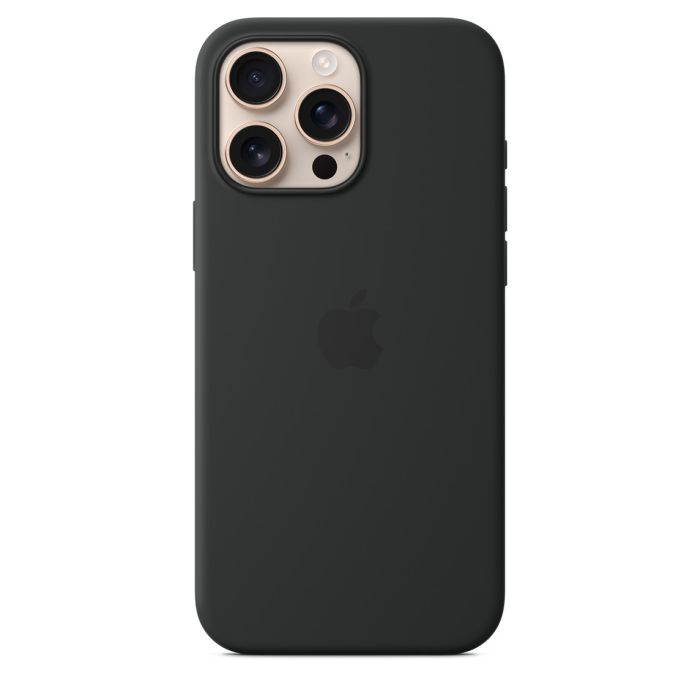Apple iPhone 16 Pro Max Silicone Case with MagSafe, Black