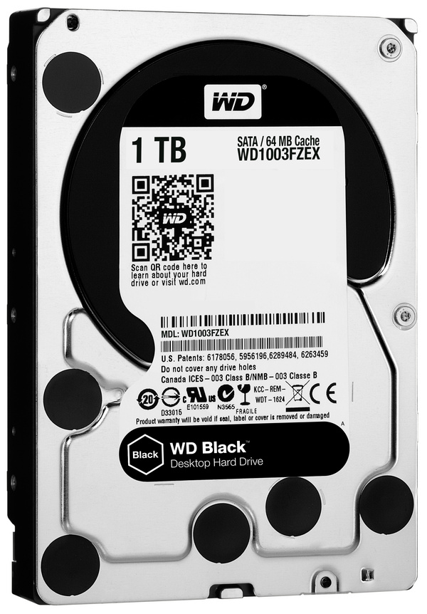 Hard Disk Western Digital, 1TB, 3.5", 7200RPM, 64MB Cache, SATA 6Gb/s, i zi