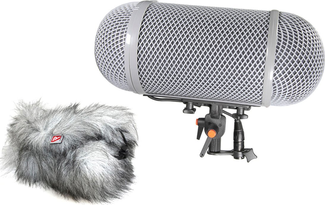 Komplet windshield stereo Rycote WS AE ORTF MZL, për mikrofonë, gri
