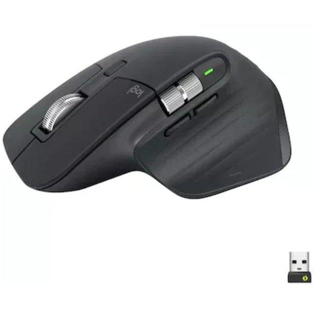 Maus Logitech MX Master 3S, wireless, 8000 DPI, grafit
