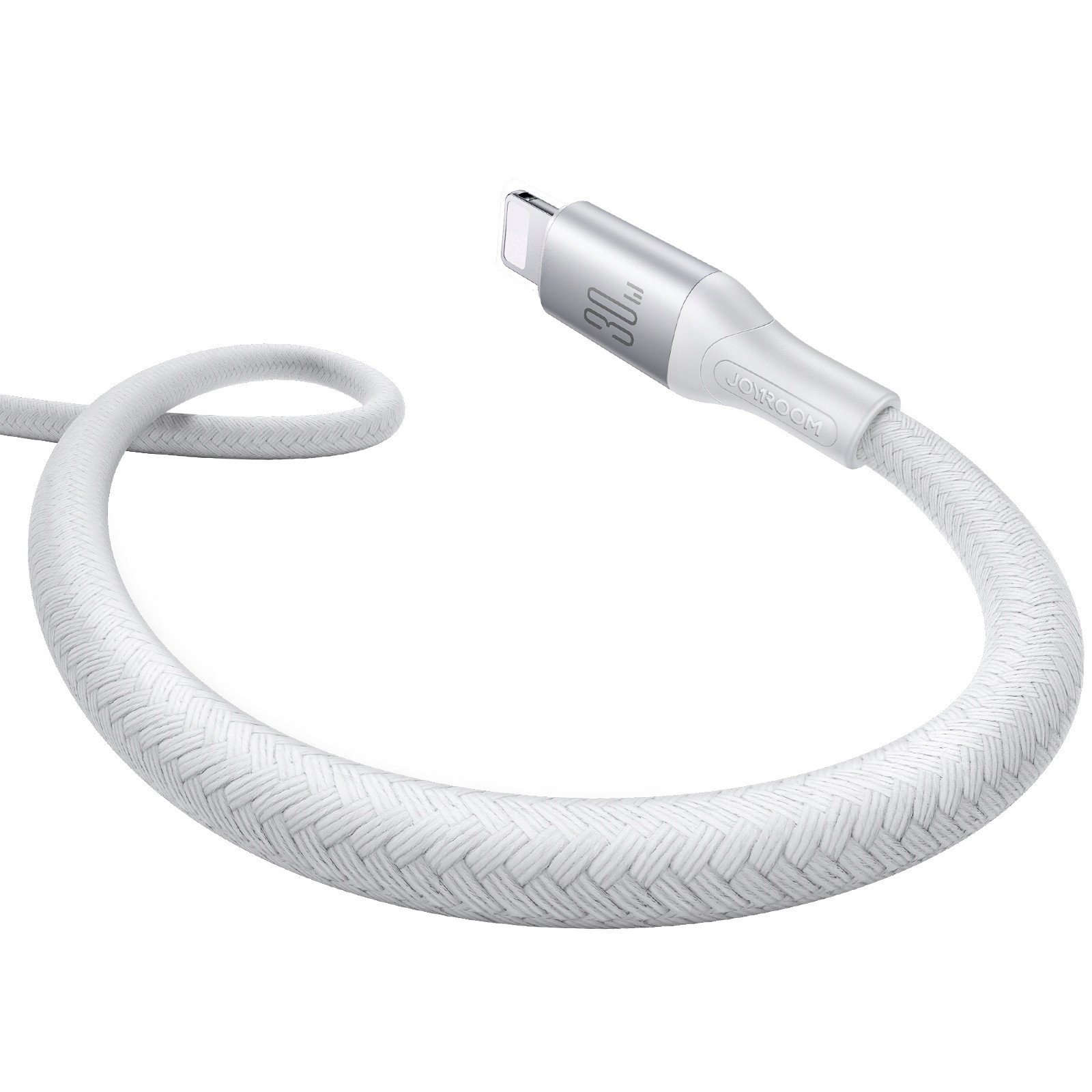 Kabllo USB Joyroom Flash Series, USB C në Lightning, 2m, 30W, e bardhë