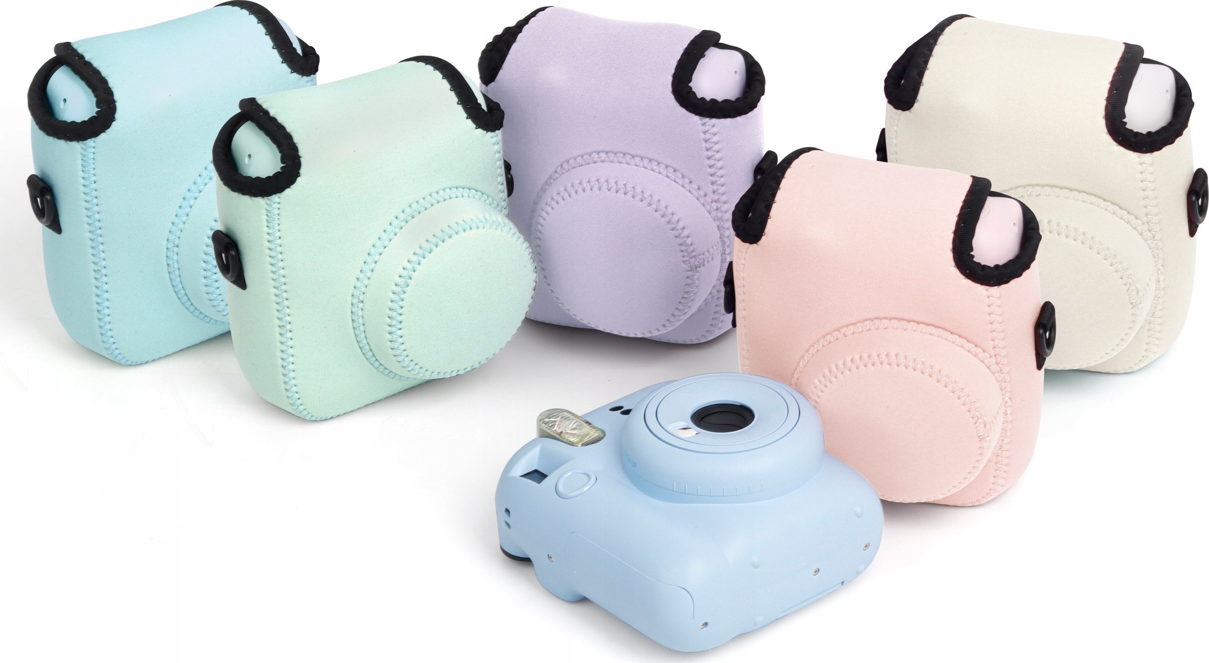 Mbulesë neopreni LoveInstant për Fujifilm Instax Mini 12, soft case, e gjelbër