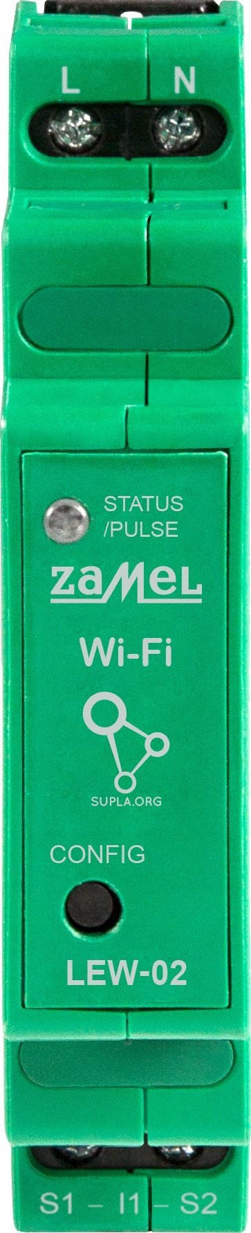 Monitor energjie elektrike Zamel LEW-02, njëfazësh, Wi‑Fi, i bardhë