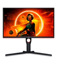 Monitor AOC 25G3ZM/BK – 24.5″ Full HD, 240 Hz, Panel VA – Black/Red