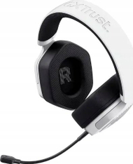 Kufje gaming Trust GXT492W Carus, me kabllo, 50mm, të bardha