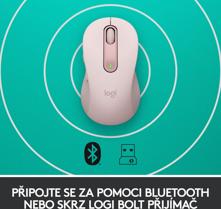 Maus Logitech M650, rozë