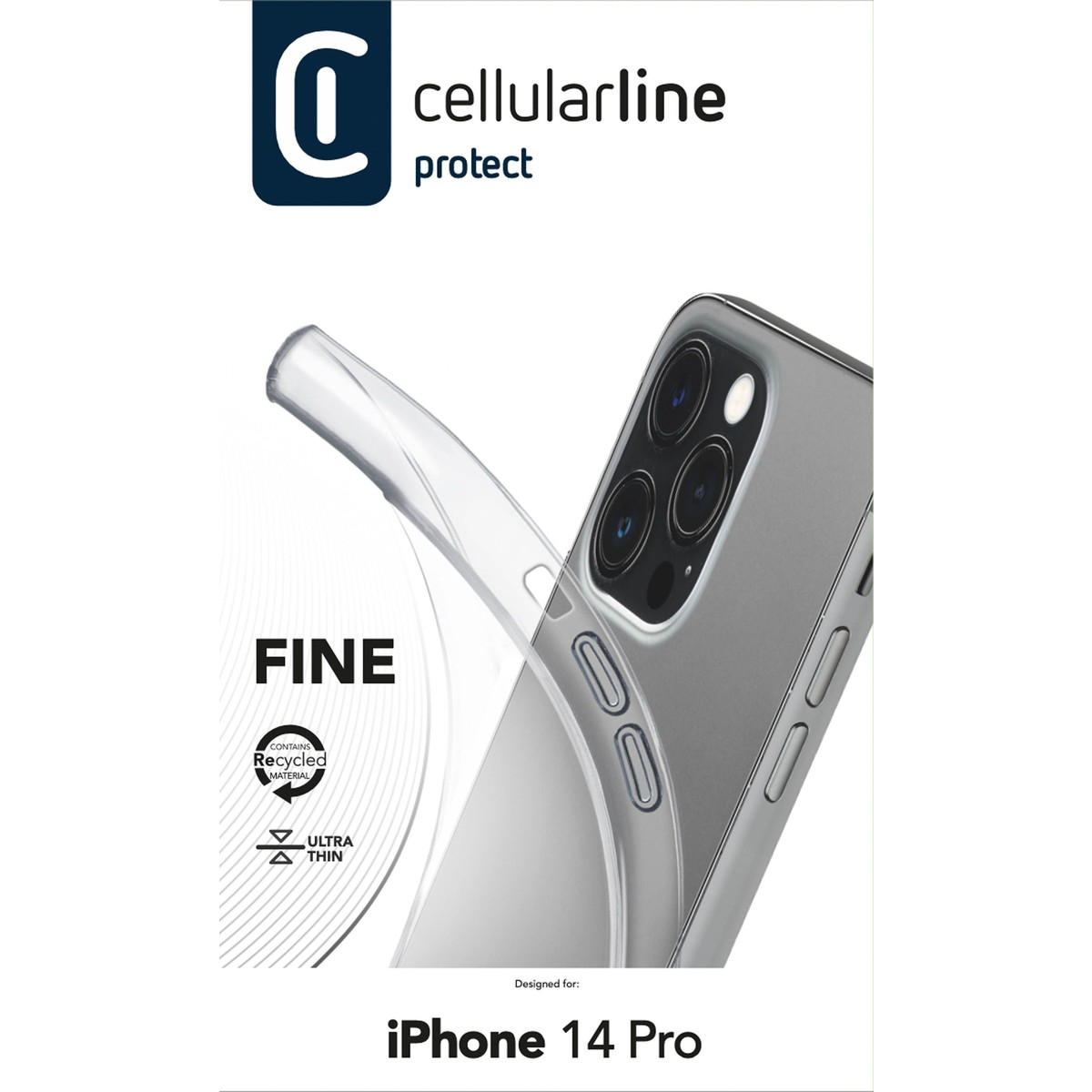 Mbrojtëse Cellularline Fine FINECIPH14PROT, për iPhone 14 Pro