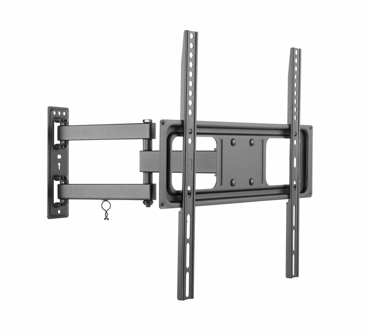 Mbajtëse murale TV Akai, 32"-55", VESA 75x75 deri 400x400, deri 35kg, e zezë