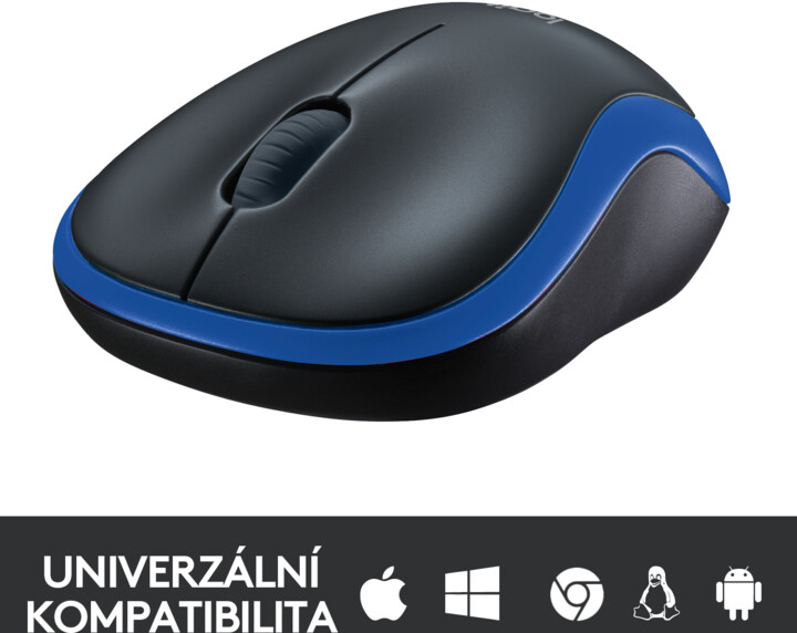 Maus pa kabllo Logitech M185, i kaltër