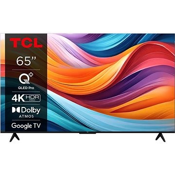 Televizor TCL 65T7B, 65", QLED, 4K, Google TV, i zi