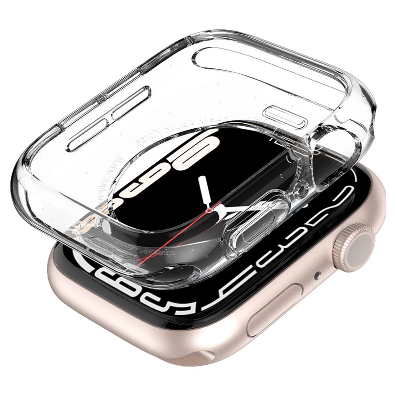 Mbrojtëse për orë Apple Watch 45mm/44mm Spigen Liquid Crystal, transparente