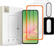 Qelq mbrojtës Spigen Glass Set+, për Samsung Galaxy A36 A56 5G, 1 copë, transparent