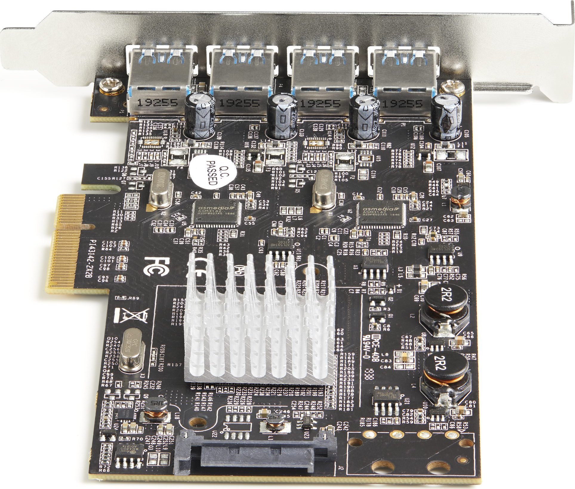 Kartë zgjeruese USB StarTech.com PEXUSB314A2V, 4 porta USB 3.2 Gen 2 10Gbps, PCIe, e zezë