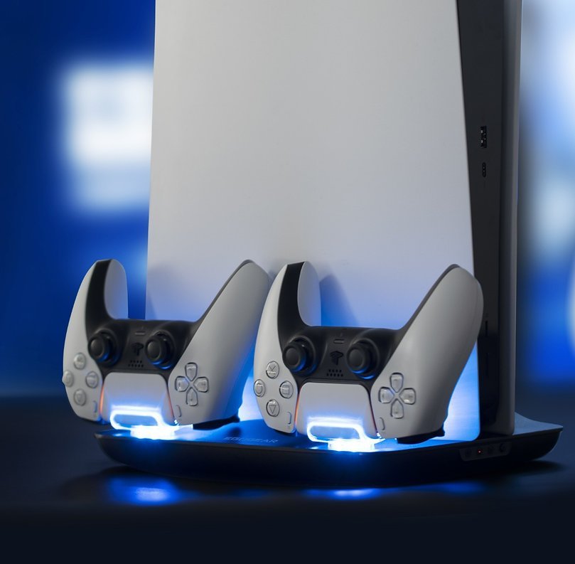 Stacion karikimi EgoGear SCC5 P5 WH, për gamepad, i bardhë