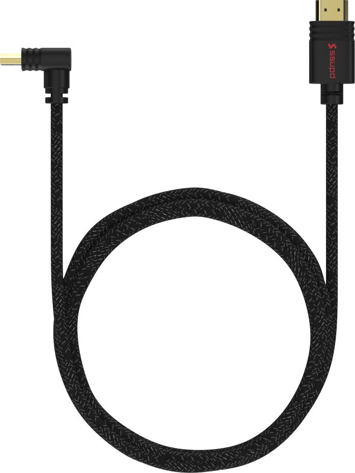 Kabllo HDMI Ssupd Meshroom, 2.1, 2m, 4K 120Hz, e zezë