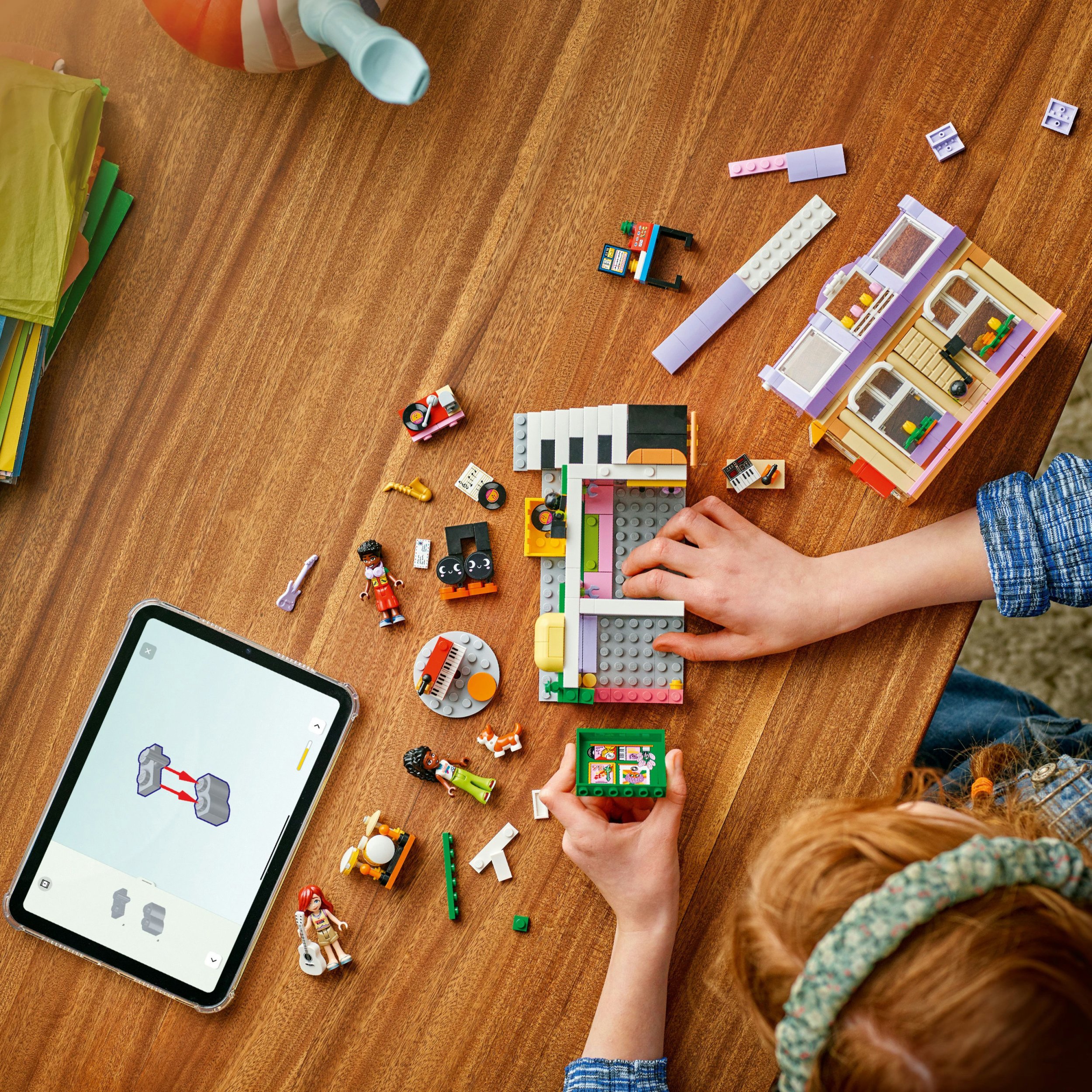 Set LEGO Friends Music Store &amp; Apartment, lodra ndërtesë, shumëngjyrësh