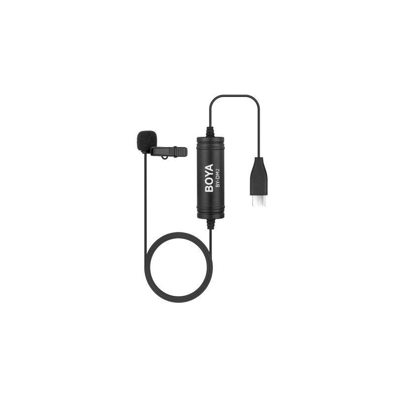 BOYA BY-DM2 USB Type-C omnidirectional lavalier microphone for Android