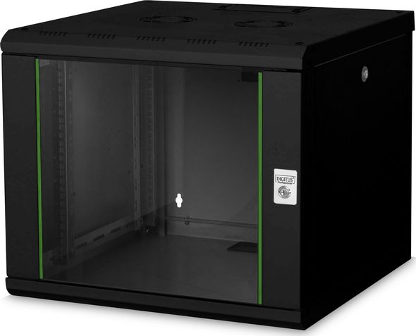 Kabinet rrjeti muror Digitus DN-19 09U-6/6-SW, 19", 9U, i zi
