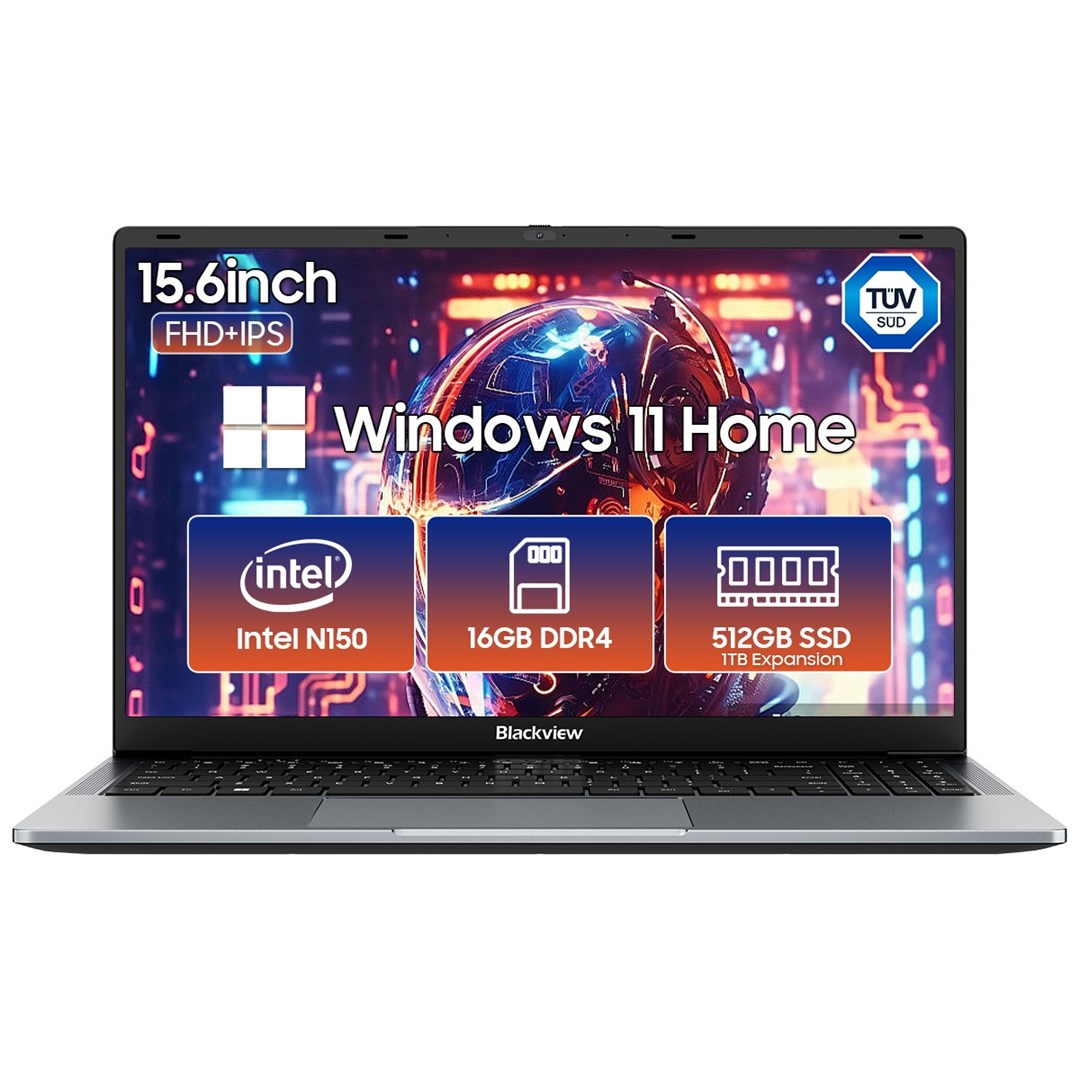 Laptop Blackview AceBook 6, 15.6", Intel N150, 16GB RAM 512GB SSD, gri