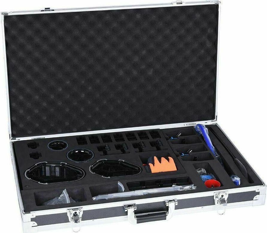 Set mjetesh Alphacool Eiskoffer Professional, përkulje HardTube 13 16mm, valixhe profesionale, i zi
