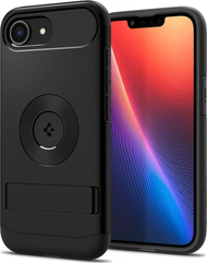 Mbështjellës telefoni Spigen Slim Armor Mag për iPhone 16E, MagSafe, i zi