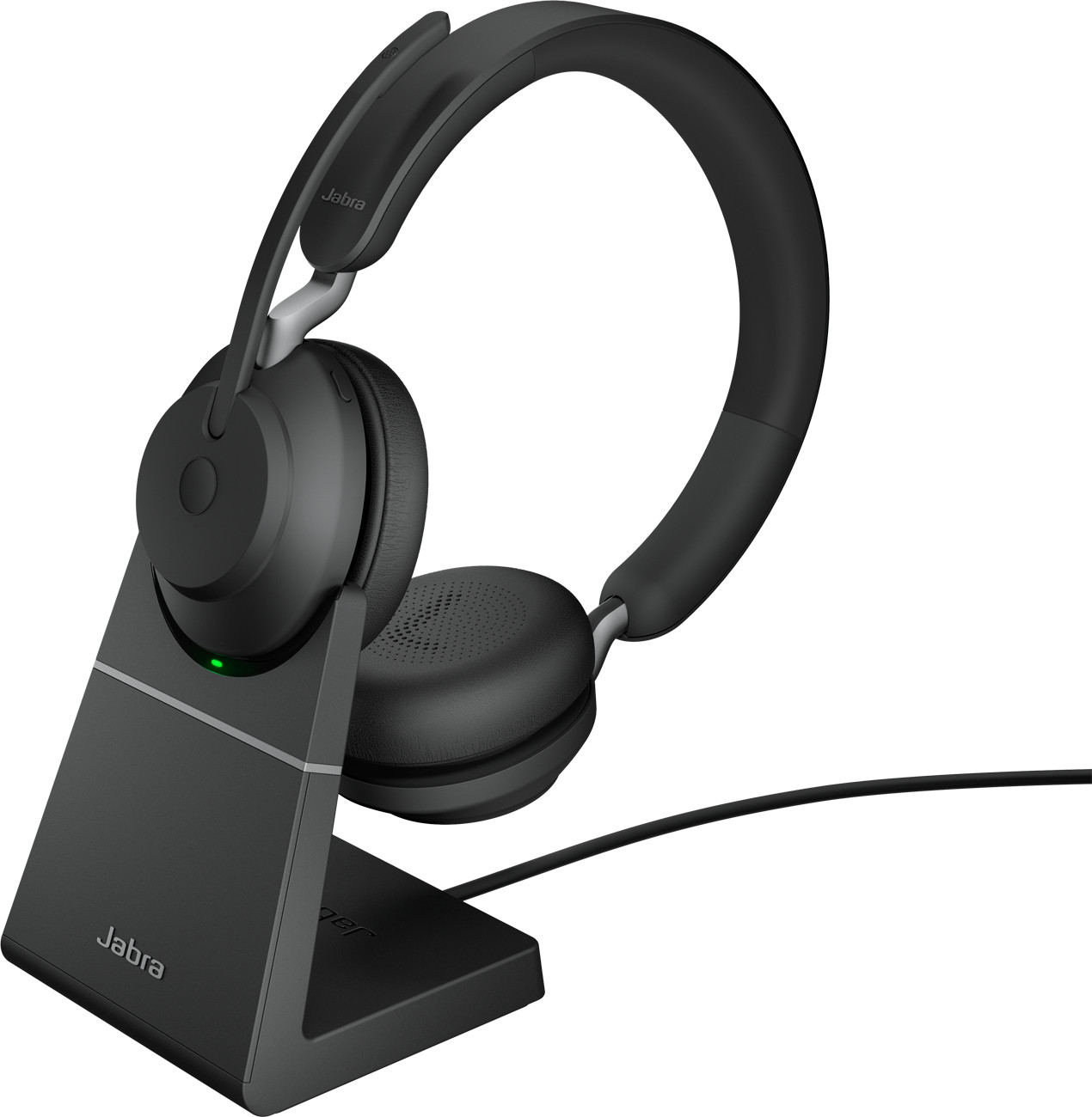 Kufje Jabra Evolve2 65 USB UC Stereo, me Charging Stand, të zeza 7