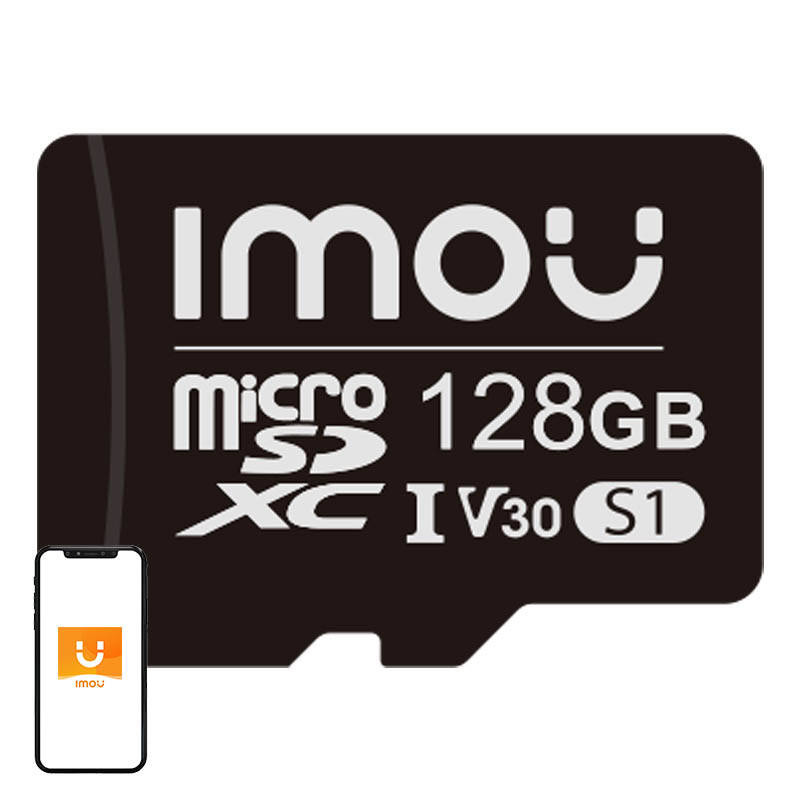 Kartë memorie microSDXC Imou S1, 128GB, V30 U3, e zezë