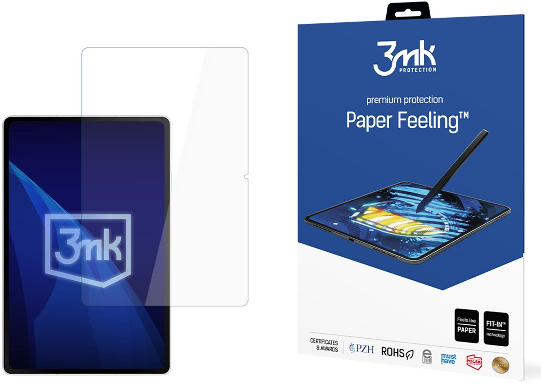 Folie mbrojtëse 3MK Paper Feeling për Samsung Galaxy Tab S10 FE Plus, mat, kundër gërvishtjeve