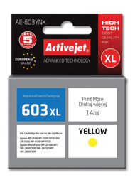 Боја за печатач Activejet AE-603YNX (замена за Epson C13T03A44), 14 ml, жолта
