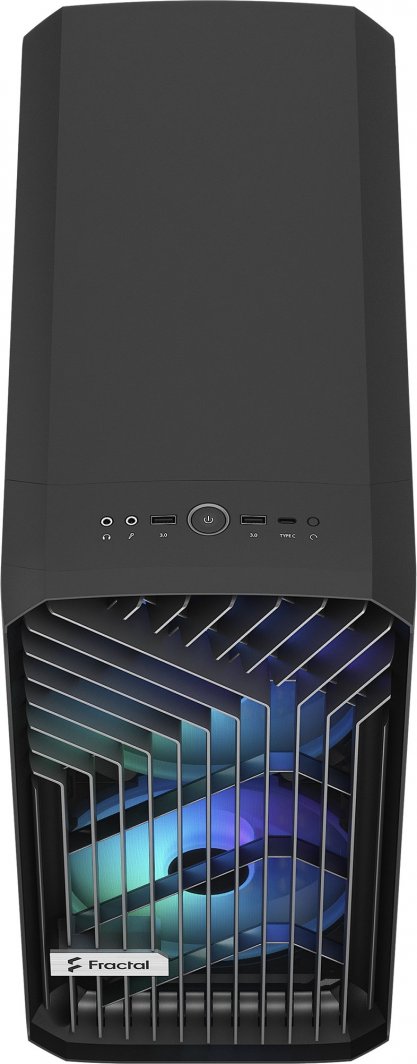 Куќиште за компјутер Fractal Design Torrent Compact RGB, Црна TG Light Tint, Midi Tower
