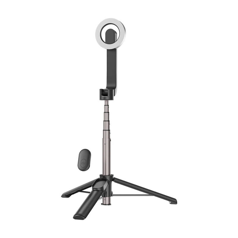 Shkop selfie tripod TELESIN Magnetic, me Bluetooth, për smartphone, i zi