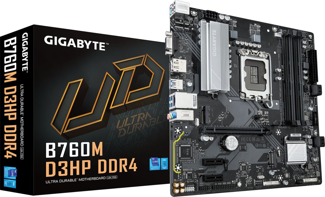 Pllakë amë Gigabyte B760M, D3HP, DDR4