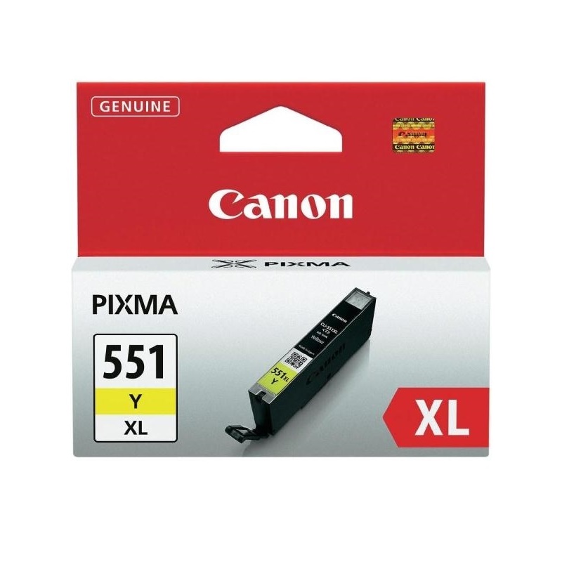 Ngjyrë Canon CLI-551 XL Y, e verdhë