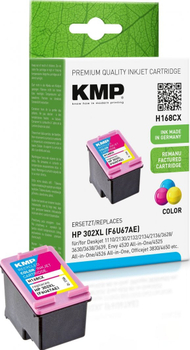 Kartuç boje KMP H76, kompatibil HP 302XL F6U67AE, 12ml, me ngjyra