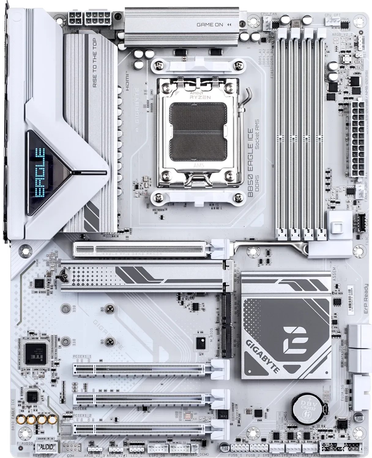 Motherboard GIGABYTE B850 EAGLE ICE, AMD Ryzen 9000, DDR5, 2.5 GbE
