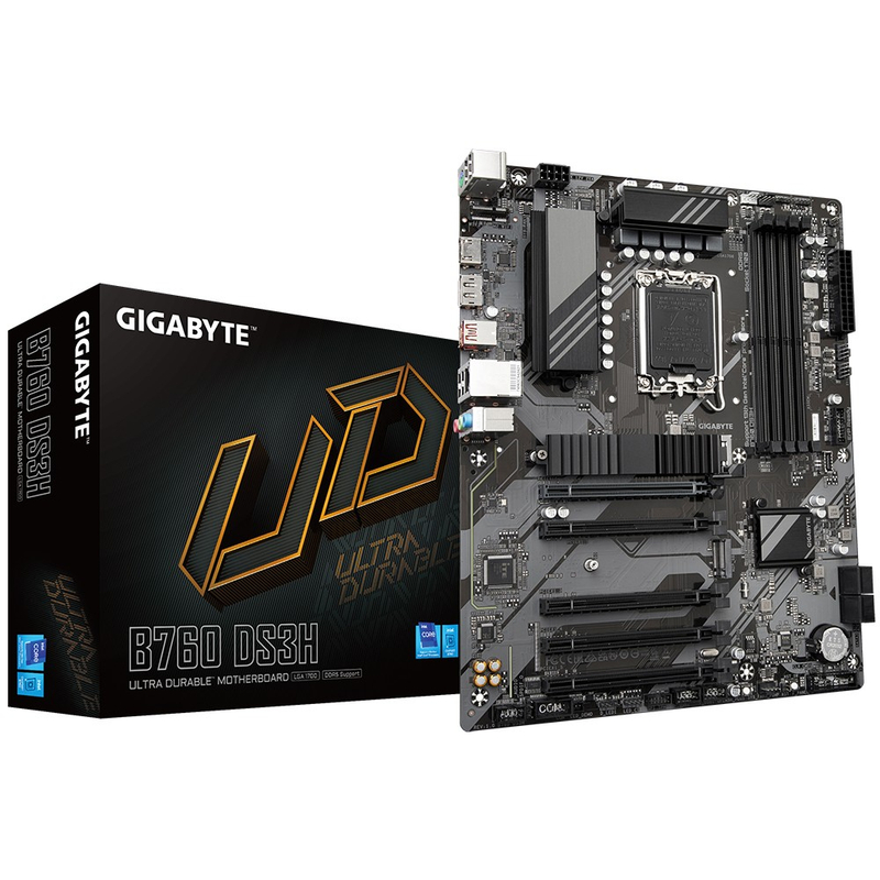Pllakë amë Gigabyte B760 DS3H DDR5 – LGA1700, ATX