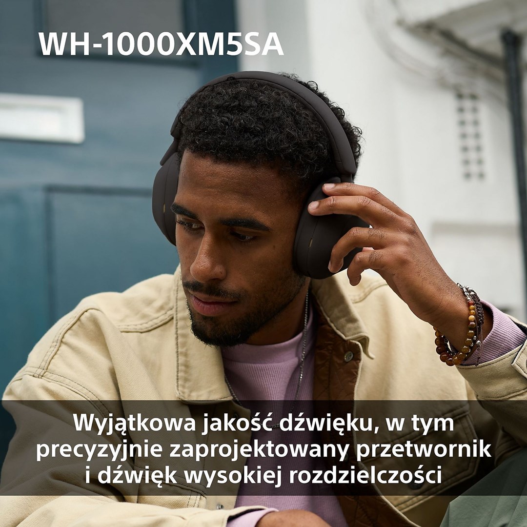 Kufje SONY WH-1000XM5SA, të zeza
