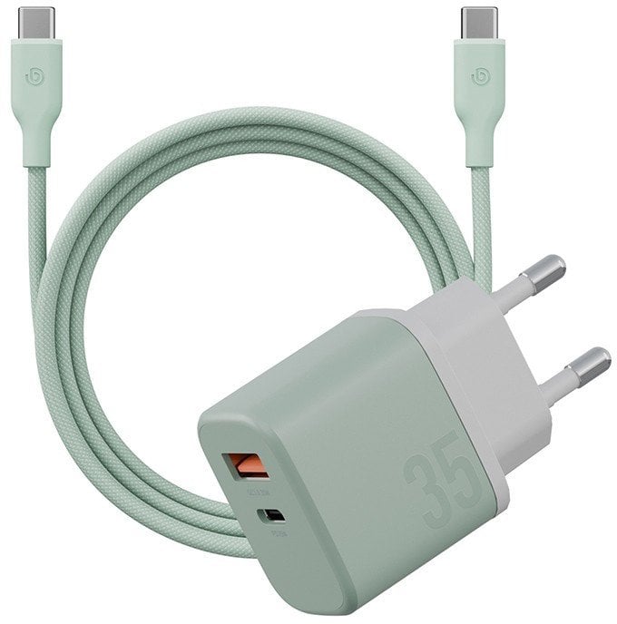 Karikues muri Vega Bazic GoPort Velox 35W, USB C USB A, GaN, i gjelbër