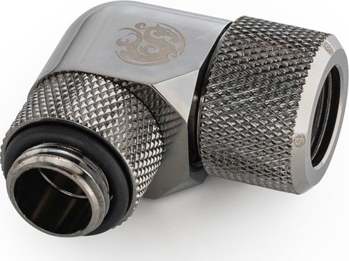 Përshtatës Bitspower Advanced Multi-Link 90°, G1/4", për tub 12mm, i zi
