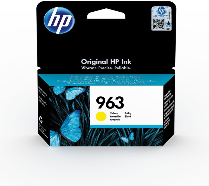 Ngjyrë për printer HP 3JA23AE No. 963, e verdhë