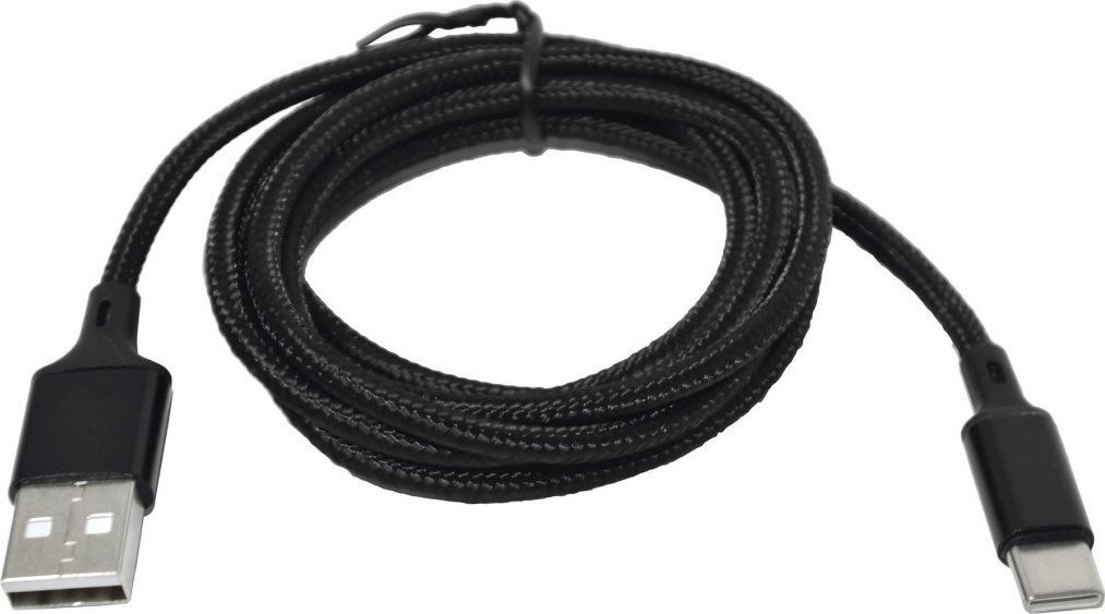 Kabllo USB Msonic MLU541, USB A në USB C, 1m, i zi