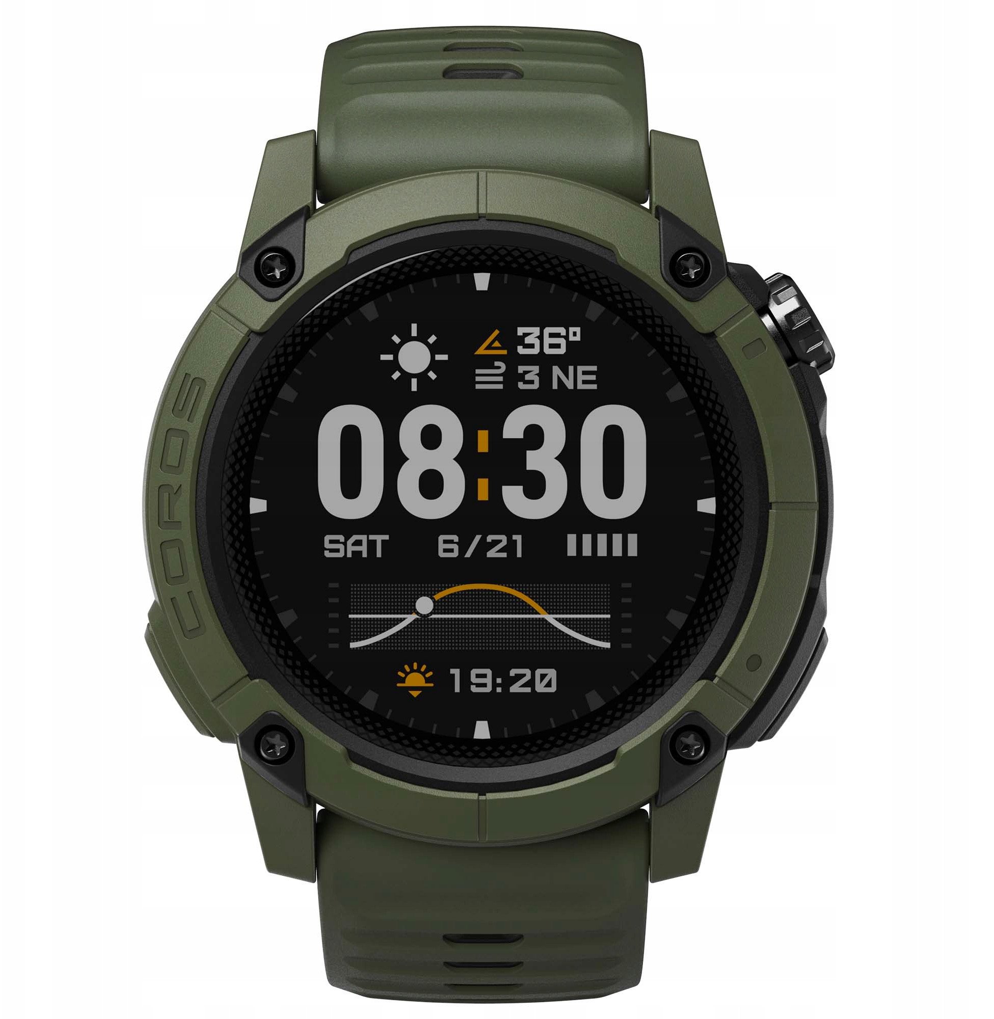 Ora inteligjente Coros NOMAD, GPS, ekran 1.3", e zezë